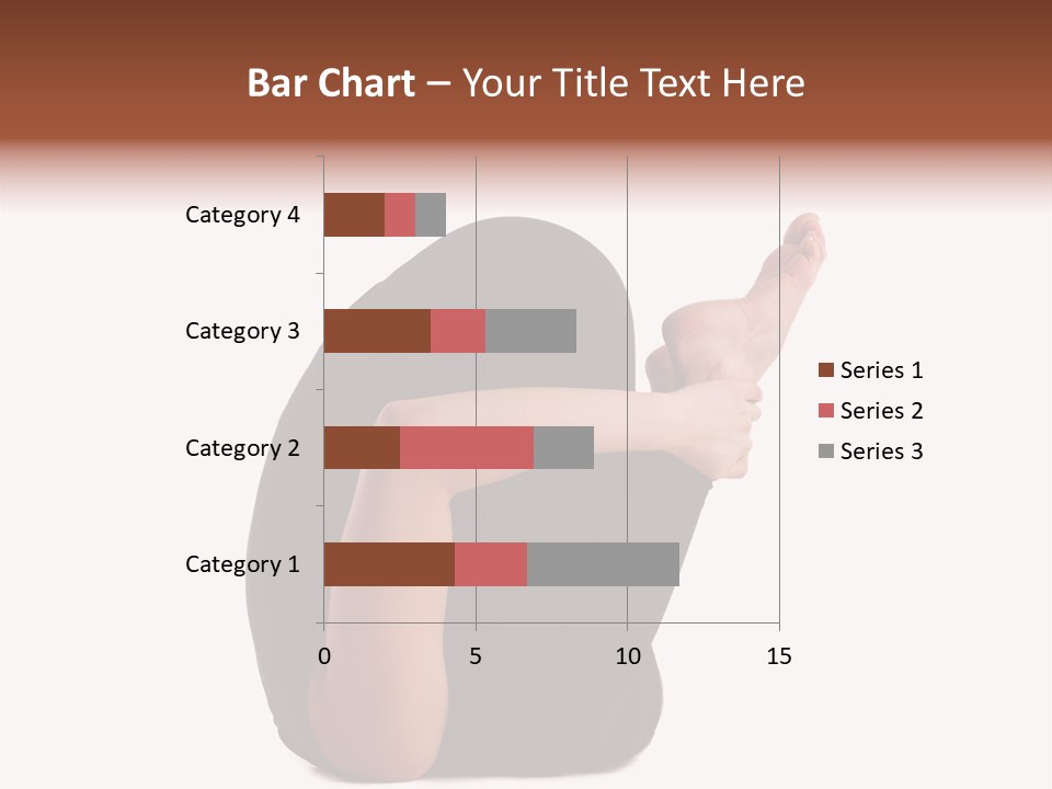 A Woman Sitting On The Ground With Her Feet Up PowerPoint Template