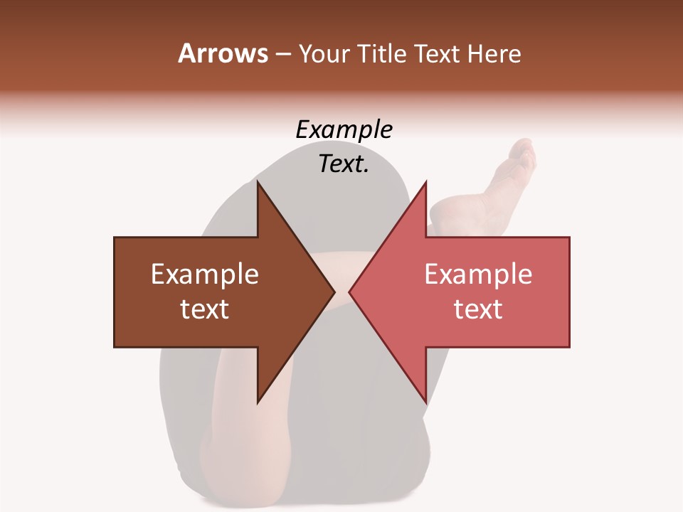 A Woman Sitting On The Ground With Her Feet Up PowerPoint Template