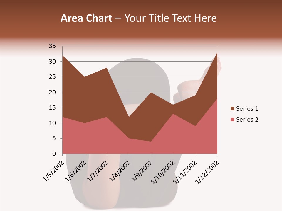 A Woman Sitting On The Ground With Her Feet Up PowerPoint Template