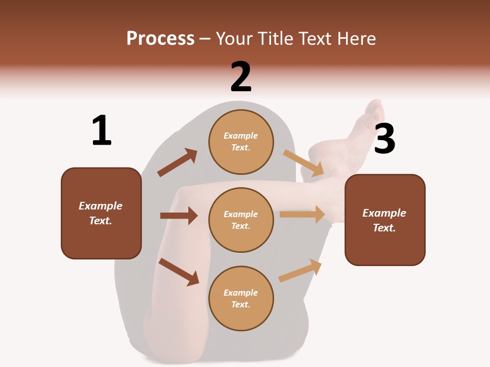 A Woman Sitting On The Ground With Her Feet Up PowerPoint Template