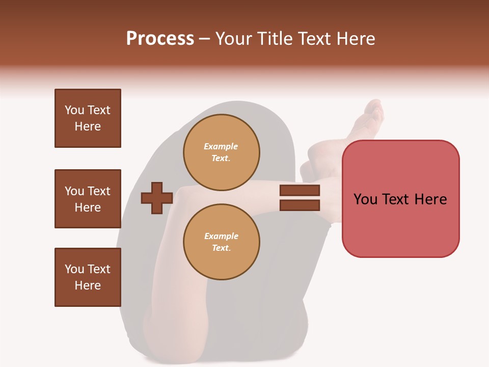 A Woman Sitting On The Ground With Her Feet Up PowerPoint Template