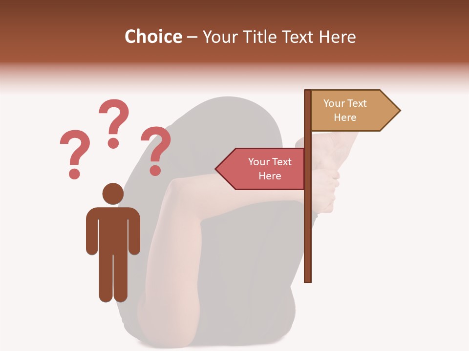 A Woman Sitting On The Ground With Her Feet Up PowerPoint Template