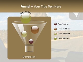 A Large Elephant Walking Across A Street Next To A Car PowerPoint Template