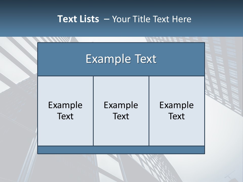 A Group Of Tall Buildings With A Sky Background PowerPoint Template