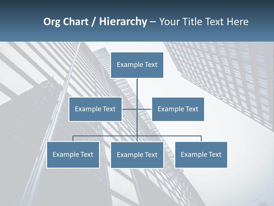 A Group Of Tall Buildings With A Sky Background PowerPoint Template