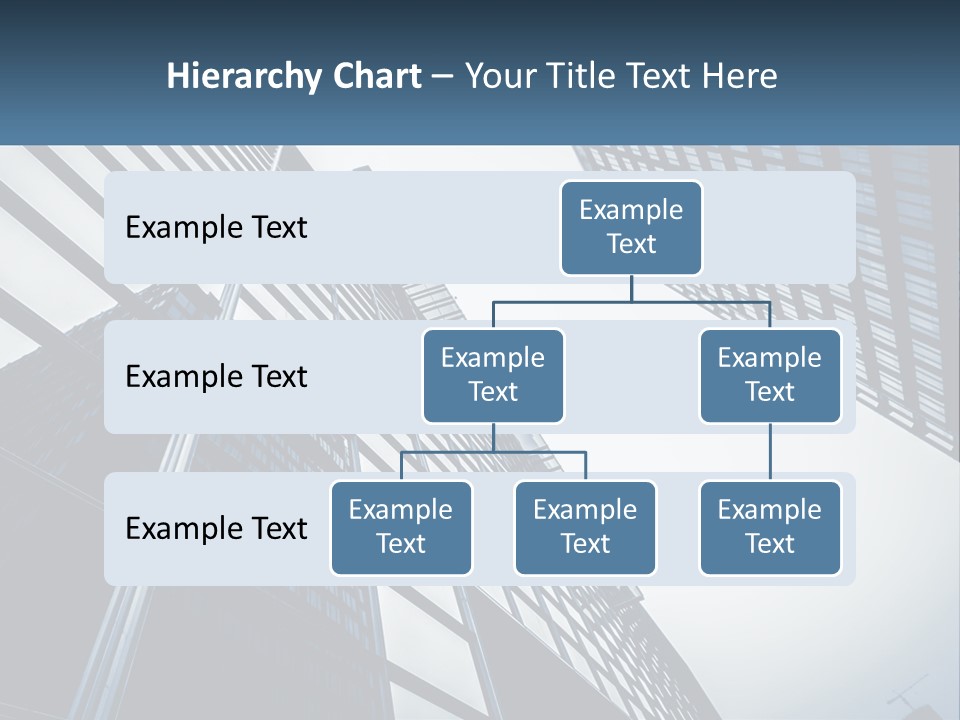 A Group Of Tall Buildings With A Sky Background PowerPoint Template