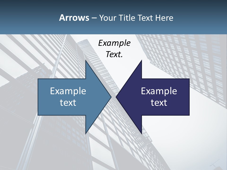 A Group Of Tall Buildings With A Sky Background PowerPoint Template