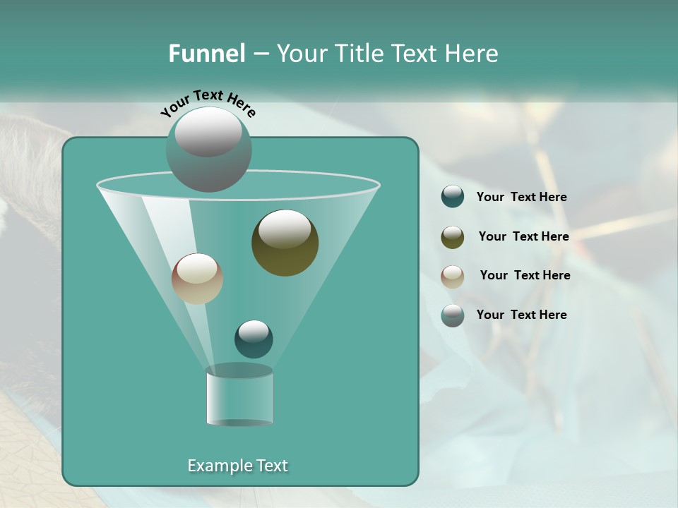 A Cat Laying On Top Of A Blue Bag PowerPoint Template