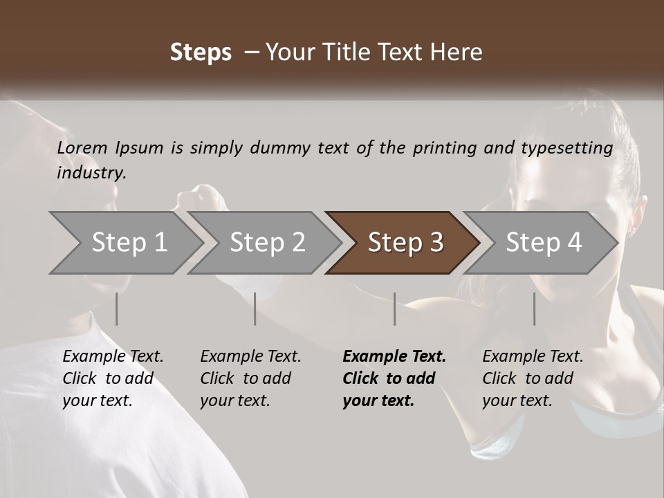 A Woman Holding A Tennis Racquet Next To A Man PowerPoint Template