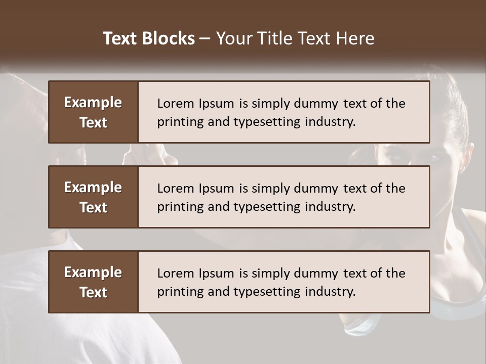 A Woman Holding A Tennis Racquet Next To A Man PowerPoint Template
