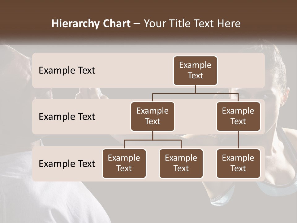 A Woman Holding A Tennis Racquet Next To A Man PowerPoint Template