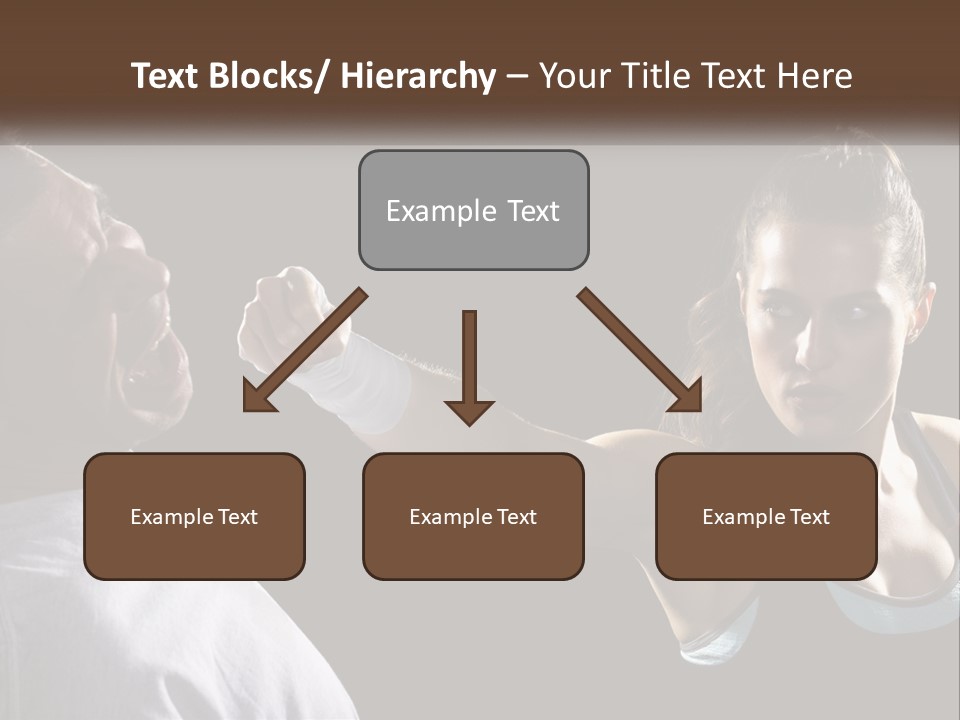 A Woman Holding A Tennis Racquet Next To A Man PowerPoint Template