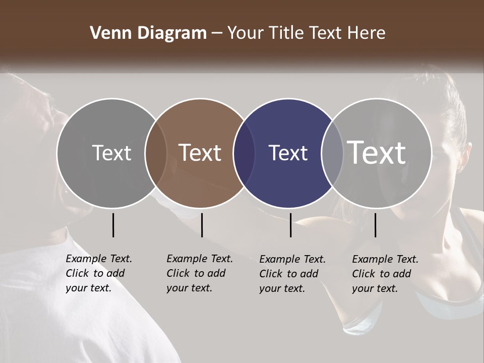 A Woman Holding A Tennis Racquet Next To A Man PowerPoint Template