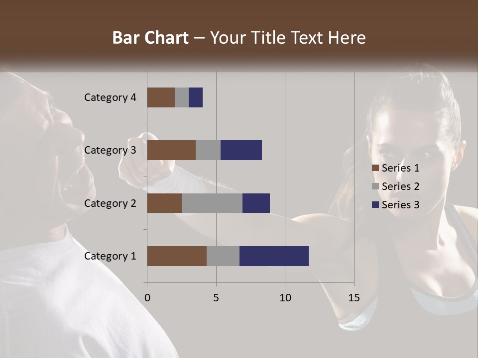 A Woman Holding A Tennis Racquet Next To A Man PowerPoint Template