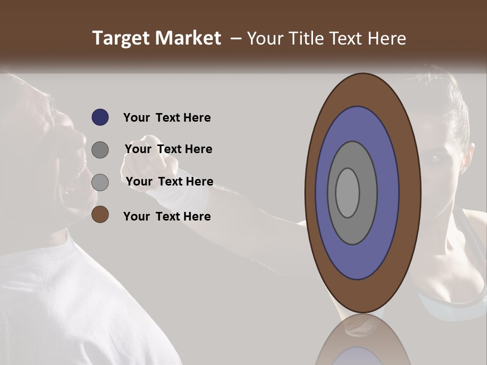 A Woman Holding A Tennis Racquet Next To A Man PowerPoint Template