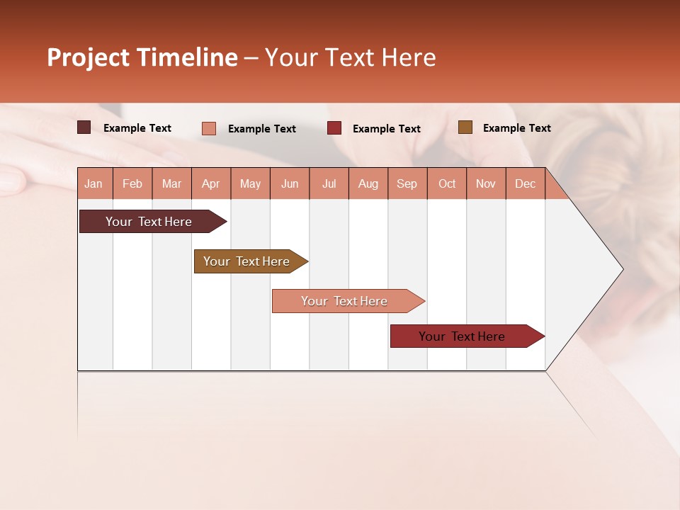 A Woman Getting A Massage With A Cell Phone PowerPoint Template