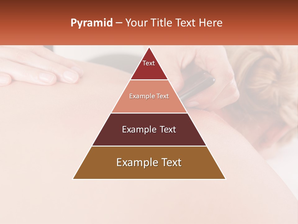 A Woman Getting A Massage With A Cell Phone PowerPoint Template