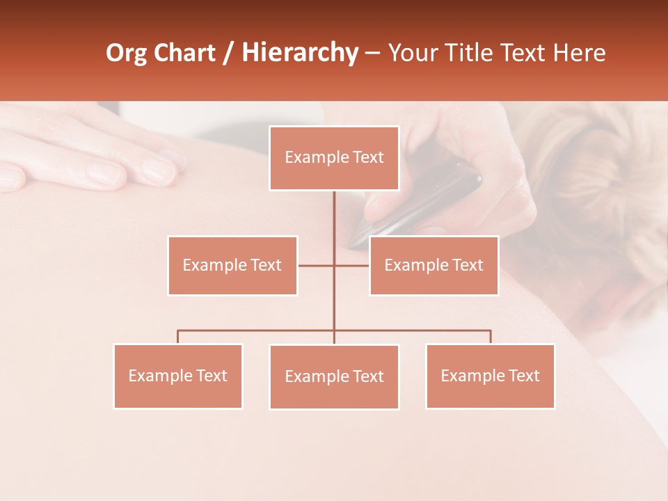 A Woman Getting A Massage With A Cell Phone PowerPoint Template