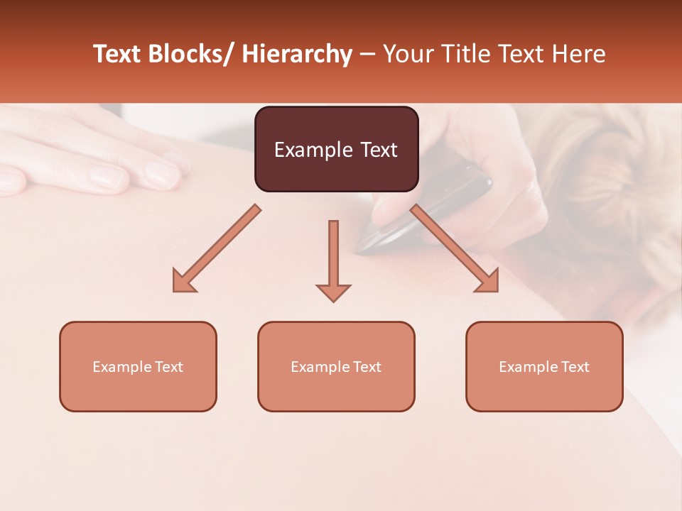 A Woman Getting A Massage With A Cell Phone PowerPoint Template