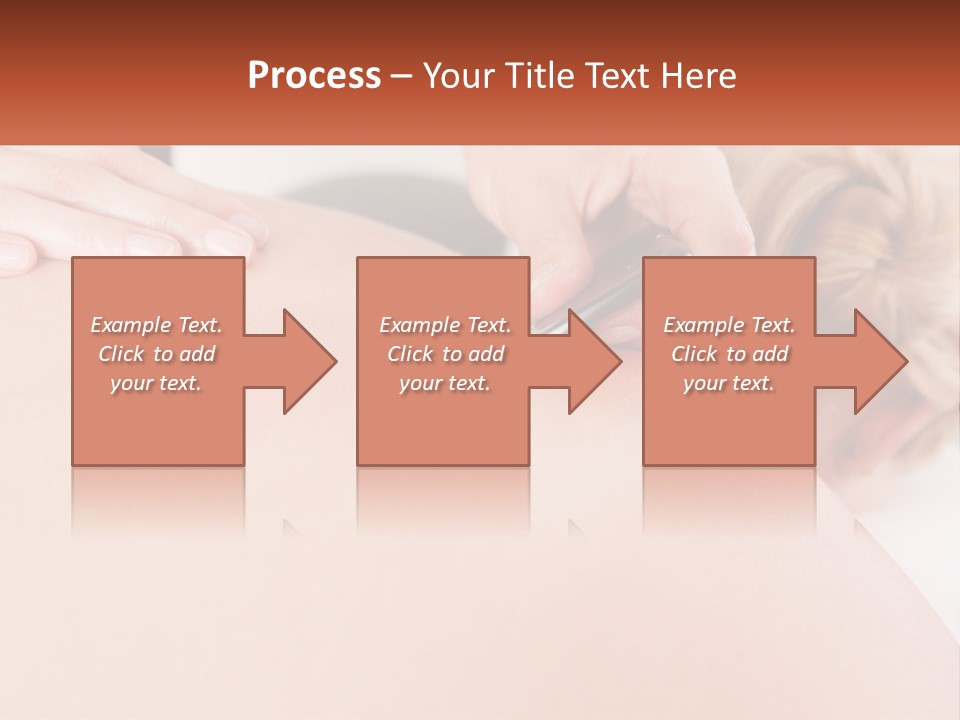 A Woman Getting A Massage With A Cell Phone PowerPoint Template