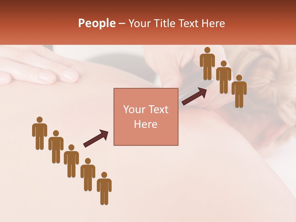 A Woman Getting A Massage With A Cell Phone PowerPoint Template