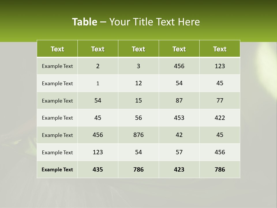 A Woman In A Green Dress Is Posing For A Picture PowerPoint Template