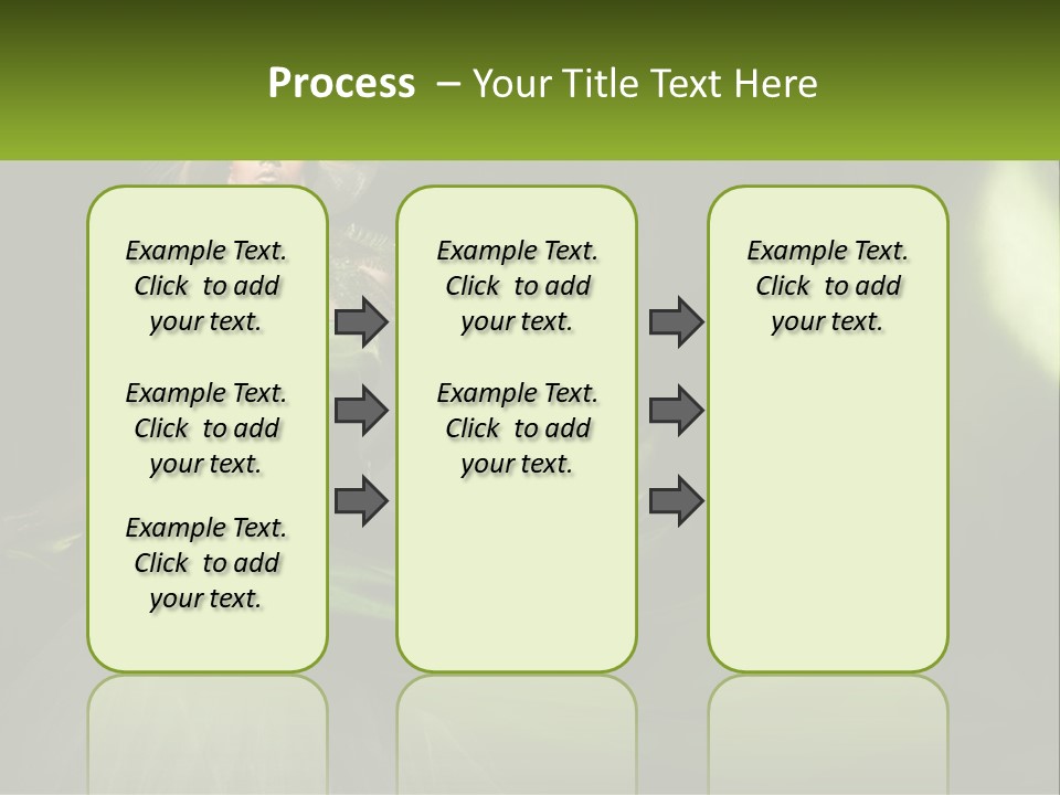 A Woman In A Green Dress Is Posing For A Picture PowerPoint Template