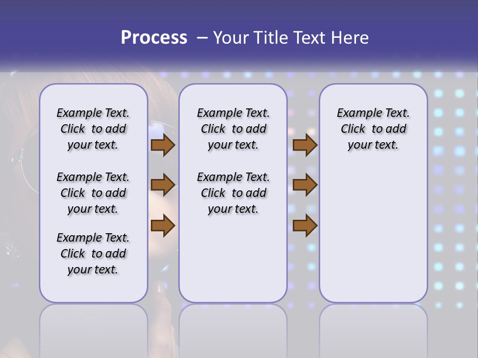 A Woman Wearing Sunglasses Is Posing For A Picture PowerPoint Template