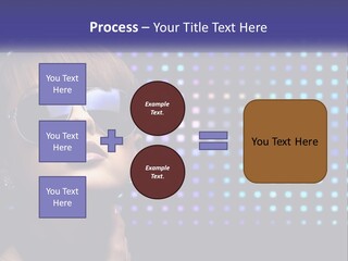 A Woman Wearing Sunglasses Is Posing For A Picture PowerPoint Template