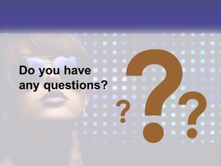 A Woman Wearing Sunglasses Is Posing For A Picture PowerPoint Template