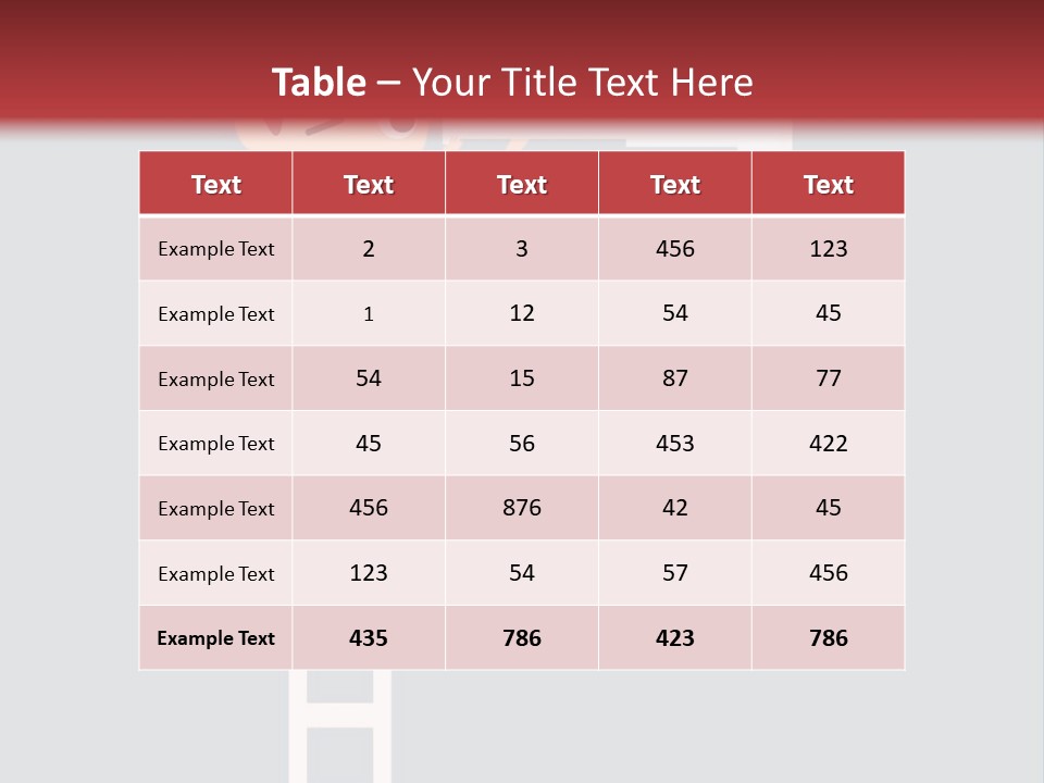 A Man On A Ladder Looking Through A Telescope PowerPoint Template