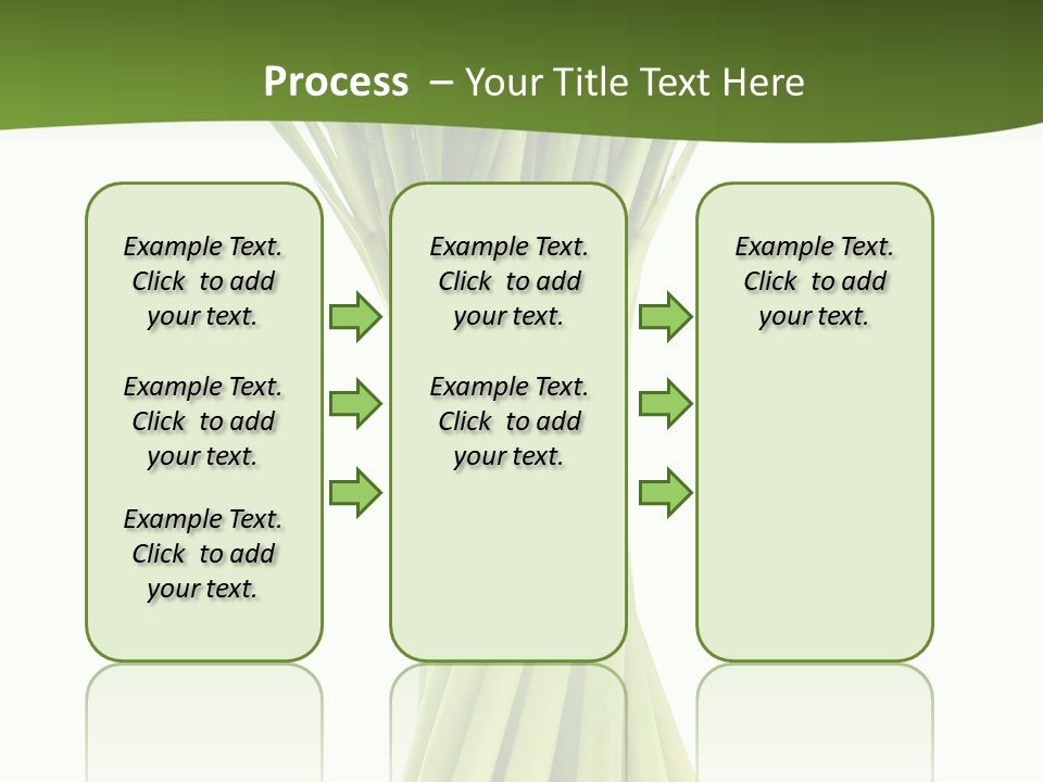 A Bunch Of Green Onions On A White Background PowerPoint Template