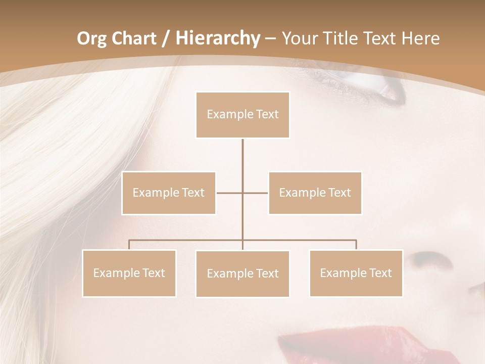 A Woman With A Red Lipstick On Her Lips PowerPoint Template