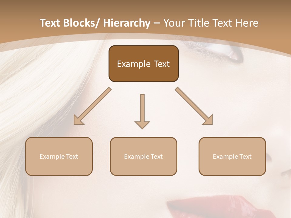 A Woman With A Red Lipstick On Her Lips PowerPoint Template