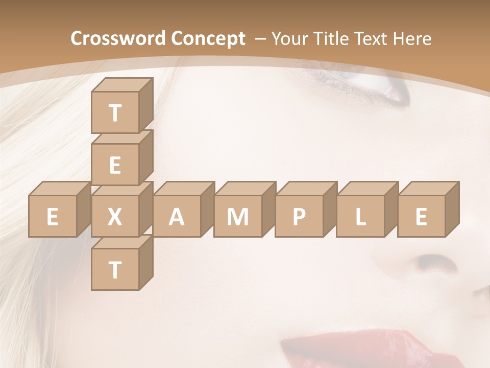 A Woman With A Red Lipstick On Her Lips PowerPoint Template