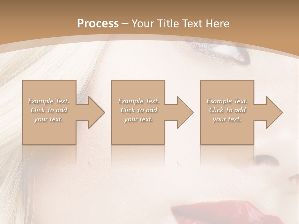 A Woman With A Red Lipstick On Her Lips PowerPoint Template