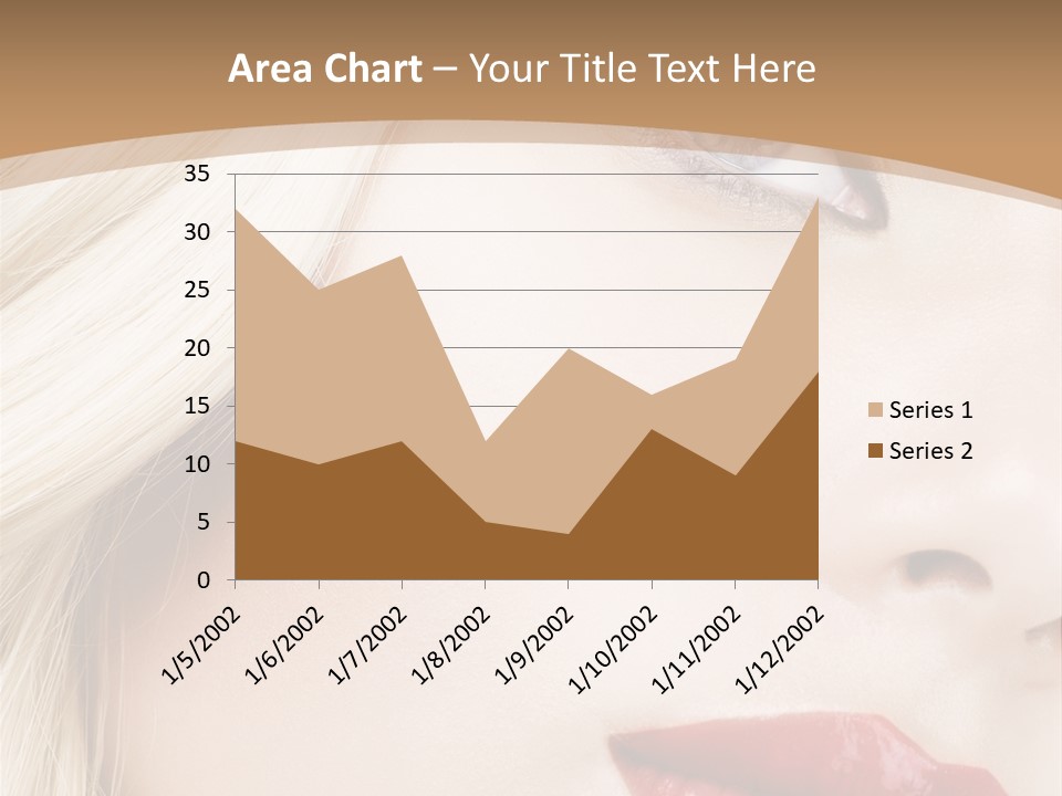 A Woman With A Red Lipstick On Her Lips PowerPoint Template