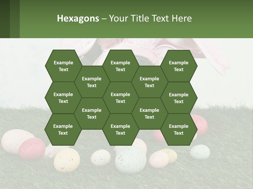 A Small Dog Wearing A Pink Bunny Costume PowerPoint Template