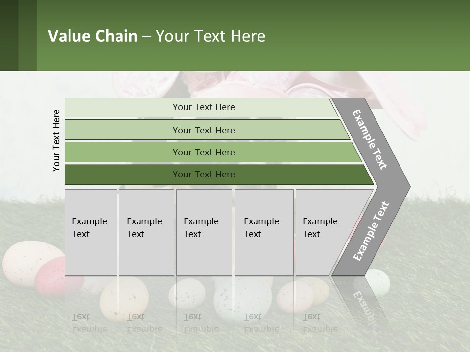 A Small Dog Wearing A Pink Bunny Costume PowerPoint Template