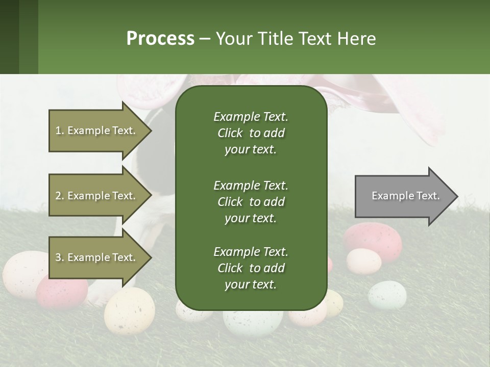 A Small Dog Wearing A Pink Bunny Costume PowerPoint Template