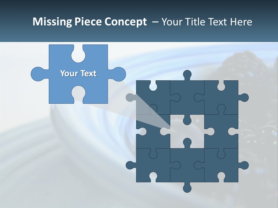 A Blue Bowl Filled With Blackberries On Top Of A Table PowerPoint Template