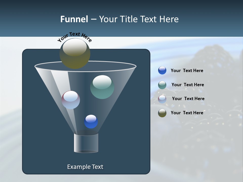 A Blue Bowl Filled With Blackberries On Top Of A Table PowerPoint Template