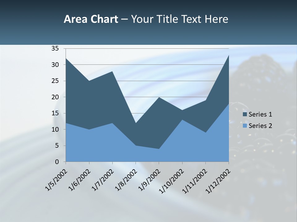 A Blue Bowl Filled With Blackberries On Top Of A Table PowerPoint Template