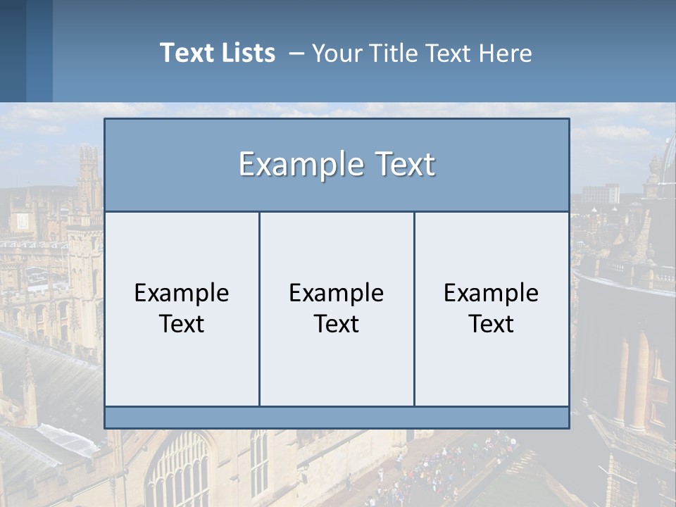 An Aerial View Of A Large Building With A Sky Background PowerPoint Template