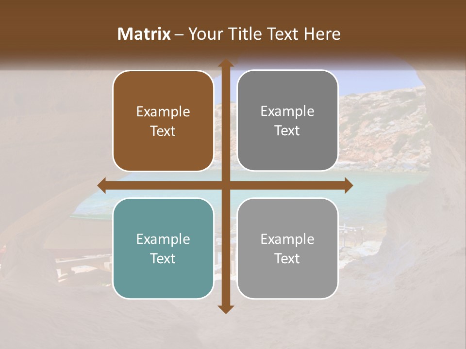 Cove In Baster Terameters In Balearic Islands Of Spain PowerPoint Template