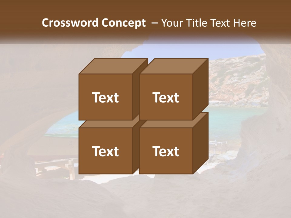 Cove In Baster Terameters In Balearic Islands Of Spain PowerPoint Template