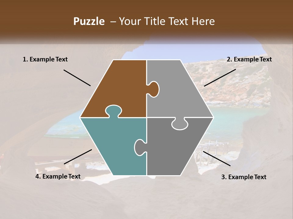 Cove In Baster Terameters In Balearic Islands Of Spain PowerPoint Template