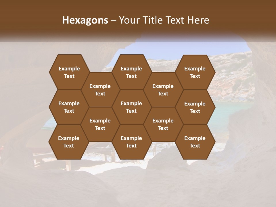 Cove In Baster Terameters In Balearic Islands Of Spain PowerPoint Template