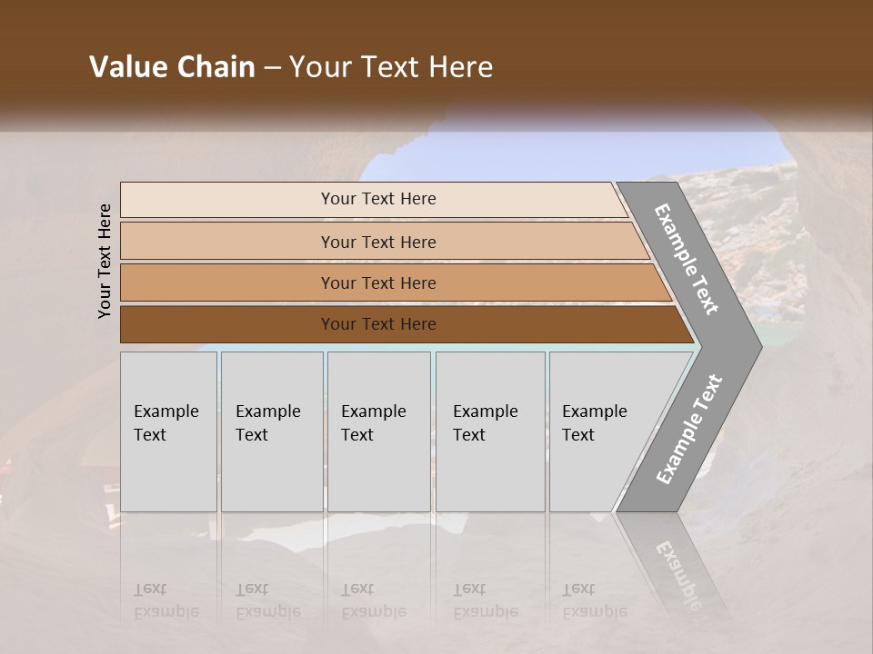 Cove In Baster Terameters In Balearic Islands Of Spain PowerPoint Template