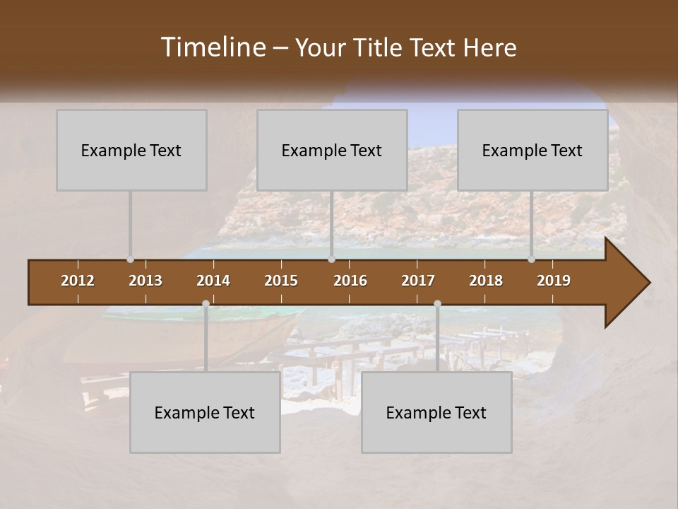 Cove In Baster Terameters In Balearic Islands Of Spain PowerPoint Template
